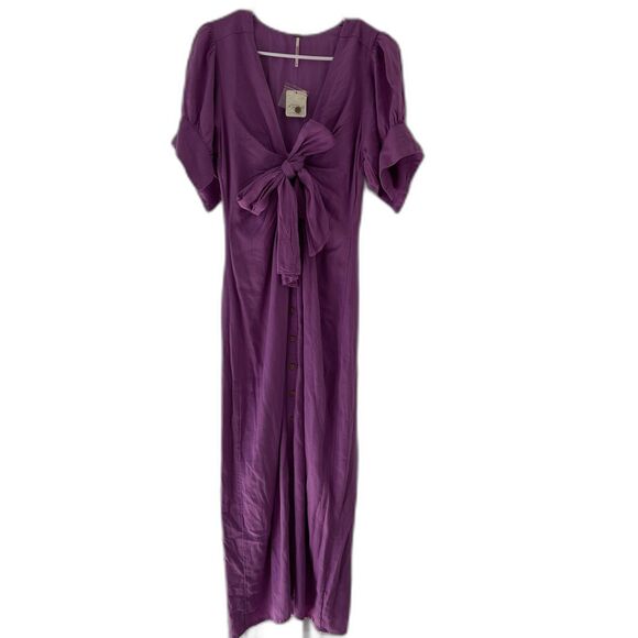 Free People Vintage Summer Midi Dress-Size XS - Picture 2 of 10